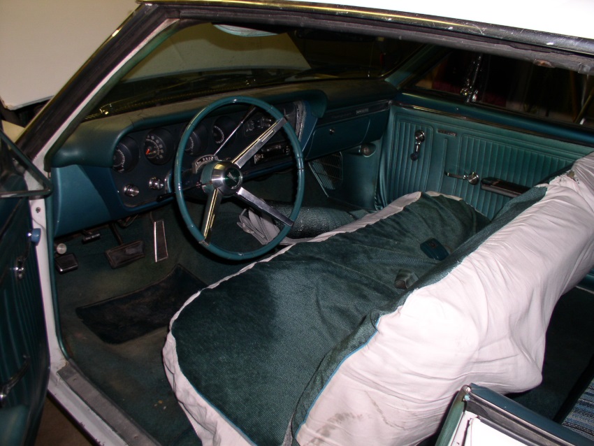 1967 Pontiac Tempest Custom Interior Dark Turquoise
